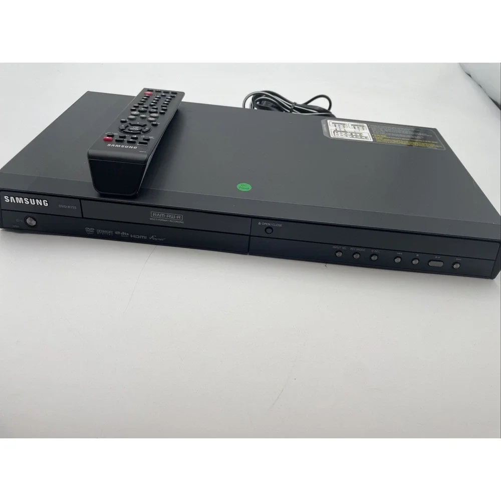 Samsung DVD W/RW Recorder DVD-R155 HDMI With Remote QC Tested Works Fine